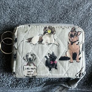Vera Bradley Quilted Best in Show Dog Print wallet